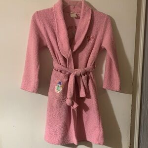 Cozy Fuzzy Girls Pink Christmas Themed Robe! 🎄